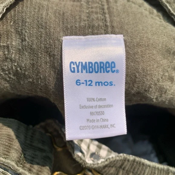 Gymboree Infant Puppy Dog Corduroy Overalls - Picture 5 of 5